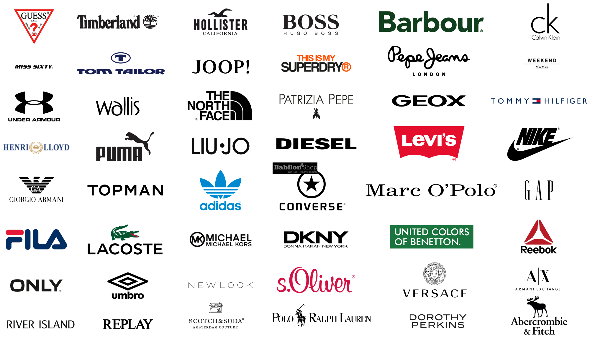 Branded stock clothes wholesale BABILON 